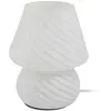 Image de Lampe à poser en verre blanc
