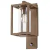 Image de Applique extérieure en aluminium marron