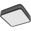 Image de Plafonnier extérieur led en aluminium noir
