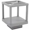 Image de Borne eclairage exterieur en aluminium gris