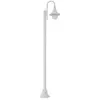 Image de Lampadaire extérieur en aluminium blanc
