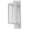 Image de Applique exterieur led en aluminium blanc