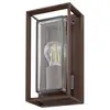 Image de Applique exterieur en aluminium marron