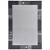 Image de Tapis gabbeh floral en laine naturelle argent 70x140 cm