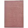 Image de Tapis salon - tissé main - 100% laine - bois de rose 040x060 cm