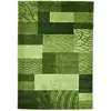 Image de Tapis tufté main en laine vierge - vert 140x200 cm