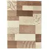 Image de Tapis tufté main en laine vierge - marron 170x240 cm