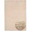 Image de Tapis tissé main en laine vierge - Beige foncé 120x180 cm