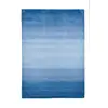 Image de Tapis dégradé de couleur en laine bleu 140x200 cm