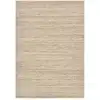 Image de Tapis chiné tissé à la main beige 60x90 cm