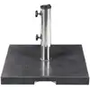 Image de Socle de parasol noir carré 25 kg