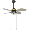 Image de Ventilateur de plafond avec lampe led jaune