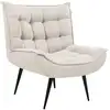 Image de Fauteuil en tissu beige h92
