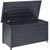 Image de Coffre de rangement 123 cm 60 cm gris foncé