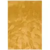 Image de Tapis à poils longs moelleux uni jaune curry 120x170 cm