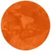 Image de Tapis à poils longs moelleux rond orange 160x160 cm