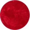 Image de Tapis à poils longs moelleux rond vin rouge 120x120 cm