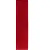 Image de Tapis couloir uni rouge 100x100 cm