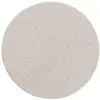 Image de Tapis résistant poil ras feutre, beige, 80 cm rond