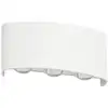 Image de Applique exterieur led en aluminium blanc
