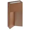 Image de Applique exterieur en aluminium marron