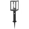 Image de Lampe solaire en inox noir