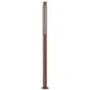 Image de Eclairage exterieur led en aluminium marron