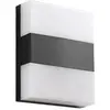 Image de Applique exterieur led en inox noir