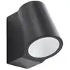 Image de Applique exterieur led en aluminium noir