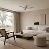 Image de Ventilateur de plafond en métal argent