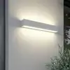 Image de Applique exterieur led en aluminium blanc
