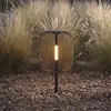 Image de Lampe solaire extérieur en métal noir