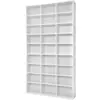Image de Étagères de rangement ajustables effet bois blanc
