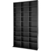 Image de Étagères de rangement ajustables effet bois noir