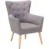 Image de Fauteuil en tissu gris h100