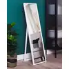 Image de Miroir sur pied en matériaux synthétiques blanc 140x40