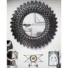Image de Miroir en métal argenté 70x70