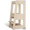 Image de Tour d'apprentissage enfant en bois beige 40x91x45 cm