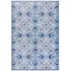 Image de Tapis intérieur extérieur en polyester bleu 120x170 cm