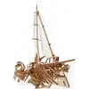 Image de Maquette en bois trimaran 3D