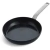 Image de Poêle à frire 24 cm noir en aluminium