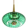 Image de Suspension verre diamètre 20cm vert