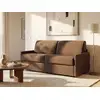 Image de Canapé convertible polyester 3 places marron