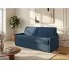 Image de Canapé convertible polyester 3 places bleu nuit