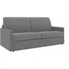 Image de Canapé convertible polyester 3 places gris clair