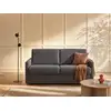 Image de Canapé convertible polyester 2 places gris