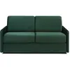 Image de Canapé convertible velours 3 places vert sapin