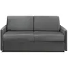 Image de Canapé convertible velours 3 places gris anthracite