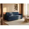 Image de Canapé convertible velours 3 places bleu nuit