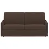 Image de Canapé convertible polyester 4 places marron}